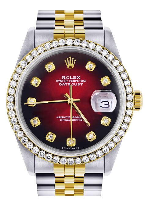 rolex datejust red 40mm|rolex datejust 40mm gold.